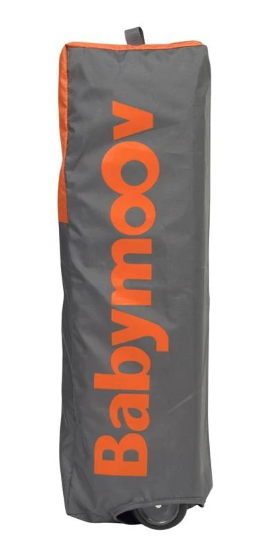 Babymoov Lit Parapluie Moonlight Gris Orange 3 Babymoov Lit Parapluie Moonlight Gris Orange