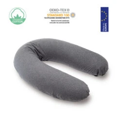 BabyMoov Coussin De Maternité Doomoo Buddy - Chiné Anthracite