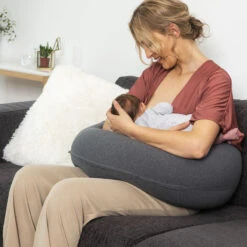 BabyMoov Coussin De Maternité Doomoo Buddy - Chiné Anthracite -Babymoov PRF0TS NoColor 4 X