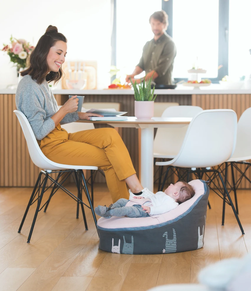 BabyMoov Transat Pouf Pour Bébé Ultra Confort - Doomoo Nid® 5 BabyMoov Transat Pouf Pour Bébé Ultra Confort - Doomoo Nid® – Image 3