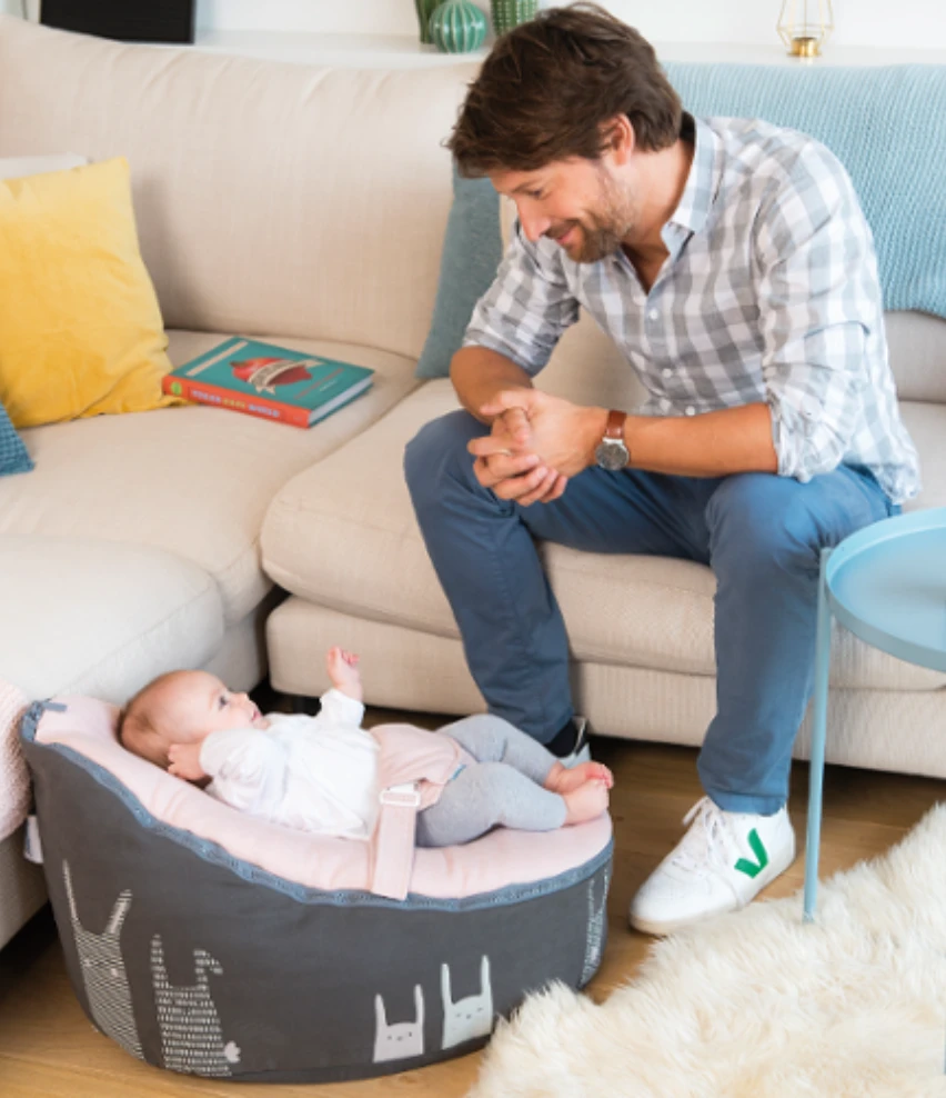 BabyMoov Transat Pouf Pour Bébé Ultra Confort - Doomoo Nid® 7 BabyMoov Transat Pouf Pour Bébé Ultra Confort - Doomoo Nid® – Image 5