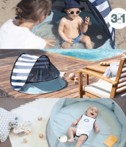 BabyMoov Parc De Jeux Et Piscine Pour Bébé Anti-UV - Aquani Marinière 12 BabyMoov Parc De Jeux Et Piscine Pour Bébé Anti-UV - Aquani Marinière -Babymoov aquani protection solaire parc aquatique bebe babymoov