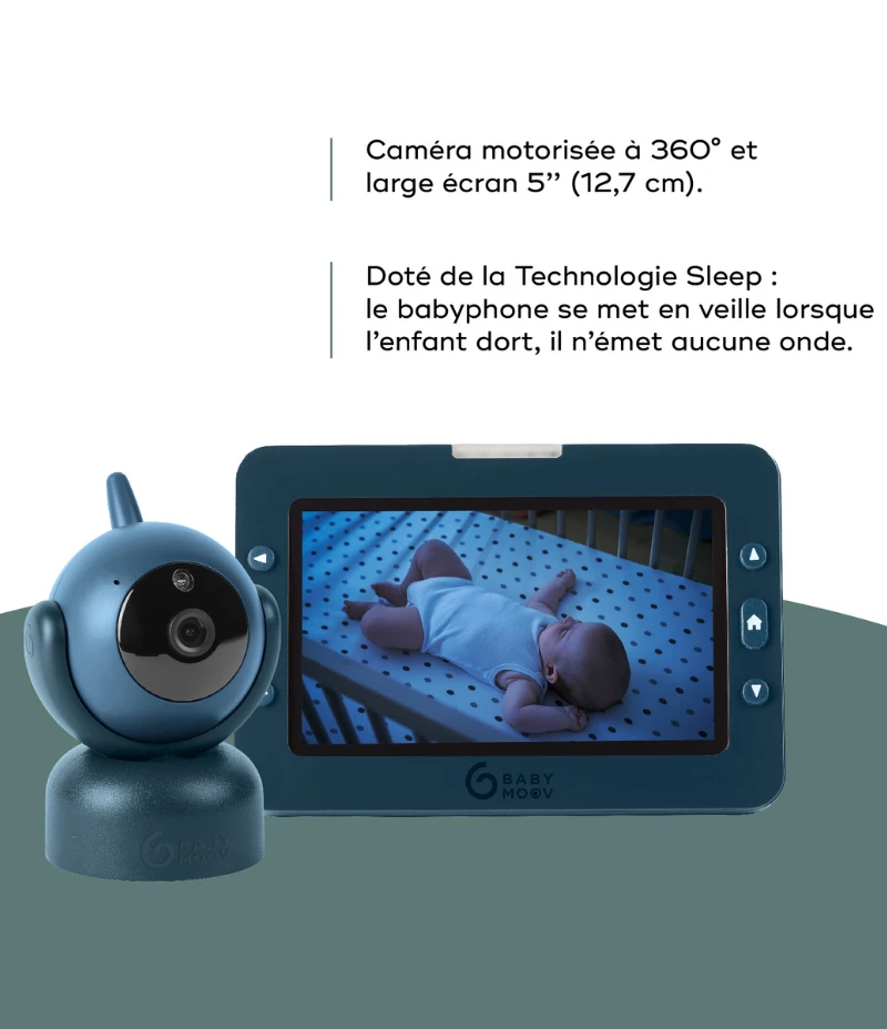 BabyMoov Babyphone Vidéo Rotatif YOO-Master(+) 5" 4 BabyMoov Babyphone Vidéo Rotatif YOO-Master(+) 5" – Image 2