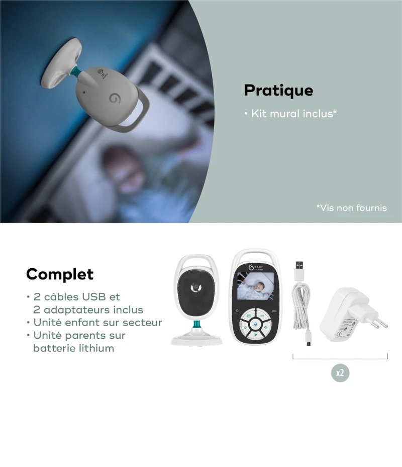 BabyMoov Babyphone Vidéo YOO-See - Ultra Compact 8 BabyMoov Babyphone Vidéo YOO-See - Ultra Compact – Image 6