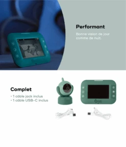 BabyMoov Babyphone Caméra Rotative - YOO Twist -Babymoov babyphonevideoperformantbabymoovyootwist