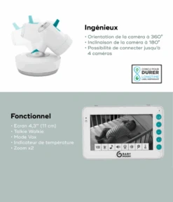 BabyMoov Babyphone Vidéo 360° YOO-moov -Babymoov babyphoneyoomoovbabymoovrotatif d3a24e7b af0b 42aa 9963 4215e9f2d869