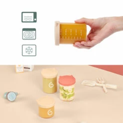 BabyMoov Lot De 9 Pots De Conservation En Verre Isy Bowls - 6 X 250 + 3 X 120 Ml -Babymoov bm050178878 3