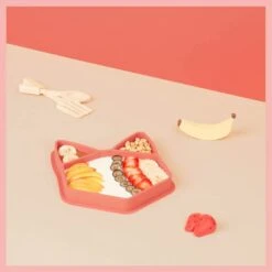 BabyMoov Assiette Compartimentée En Silicone Isy Renard Terracotta -Babymoov bm056174023 2