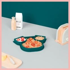 BabyMoov Assiette Compartimentée En Silicone Isy Chien Bleu -Babymoov bm056174030 3