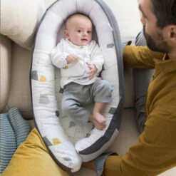 BabyMoov Réducteur De Lit Cocoon Doomoo Bear Grey -Babymoov bm060165403 3