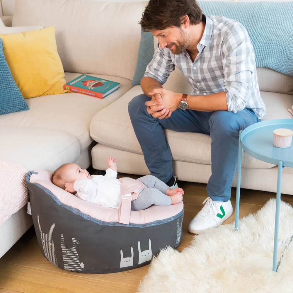 BabyMoov Transat Bébé Doomoo Nid Rabbit Pink 5 BabyMoov Transat Bébé Doomoo Nid Rabbit Pink – Image 3