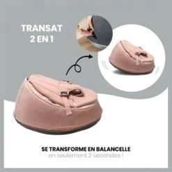 BabyMoov Transat Bébé Doomoo Seat'n Swing Pink -Babymoov bm062071077 10