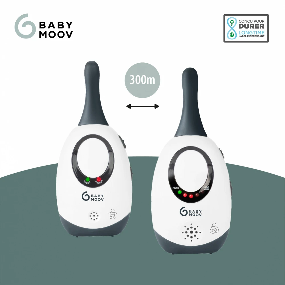 BabyMoov Babyphone Simply Care Gris 5 BabyMoov Babyphone Simply Care Gris – Image 4