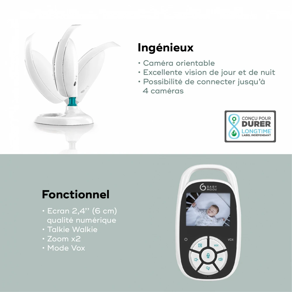 BabyMoov Babyphone Vidéo Yoo See Compact 6 BabyMoov Babyphone Vidéo Yoo See Compact – Image 4