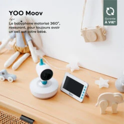 BabyMoov Babyphone Vidéo Yoo Moov Motorisé 360° -Babymoov bm072255633 3