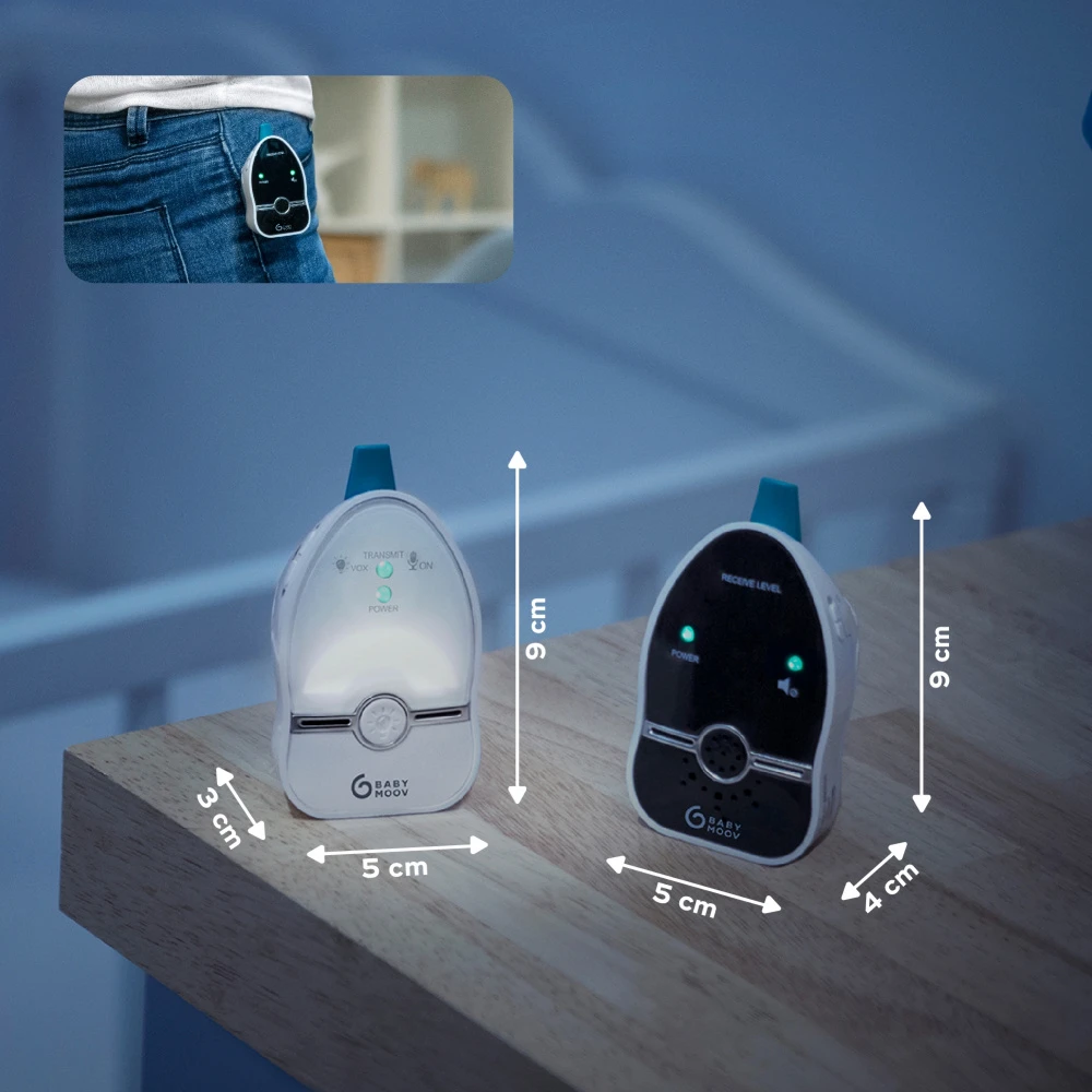 BabyMoov Babyphone Audio Easy Care 2019 Avec Veilleuse 7 BabyMoov Babyphone Audio Easy Care 2019 Avec Veilleuse – Image 5