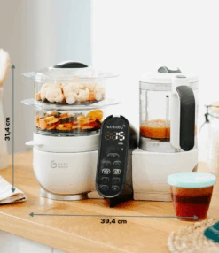 BabyMoov Robot Nutribaby + 3 Babybols Et 2 Cuillères OFFERTS -Babymoov packdiersificationalimentairenutribabygarantiavie