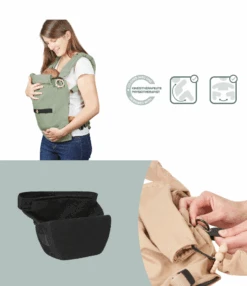 Pack Porte-bébé + Coussin Réducteur Nouveau-né -Babymoov portebebebabymoovaveccoussinnouveauneintegre