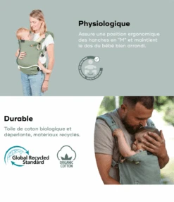 Pack Porte-bébé + Coussin Réducteur Nouveau-né -Babymoov portebebebabymoovdurable